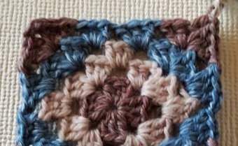 3、4段編んだ画像