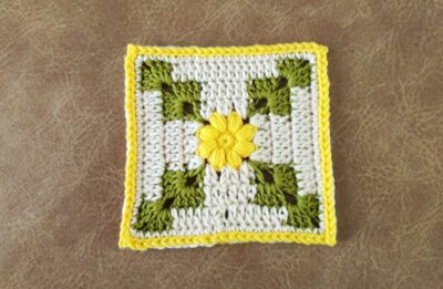 フラワーグラニーコースターの画像