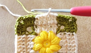 4段目編み終わりの画像